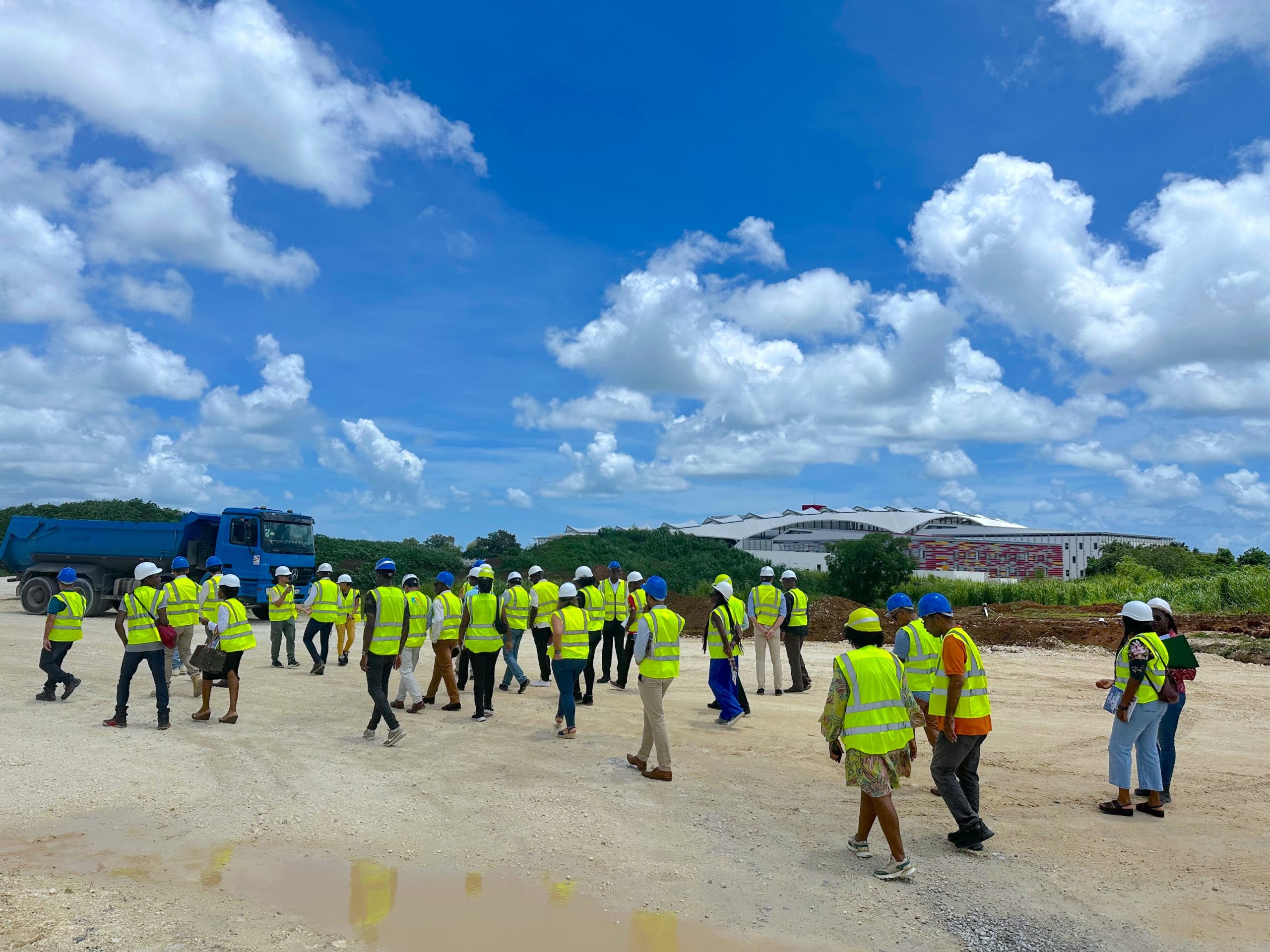 Visite du chantier de l’Agropark Caraïbes Excellence