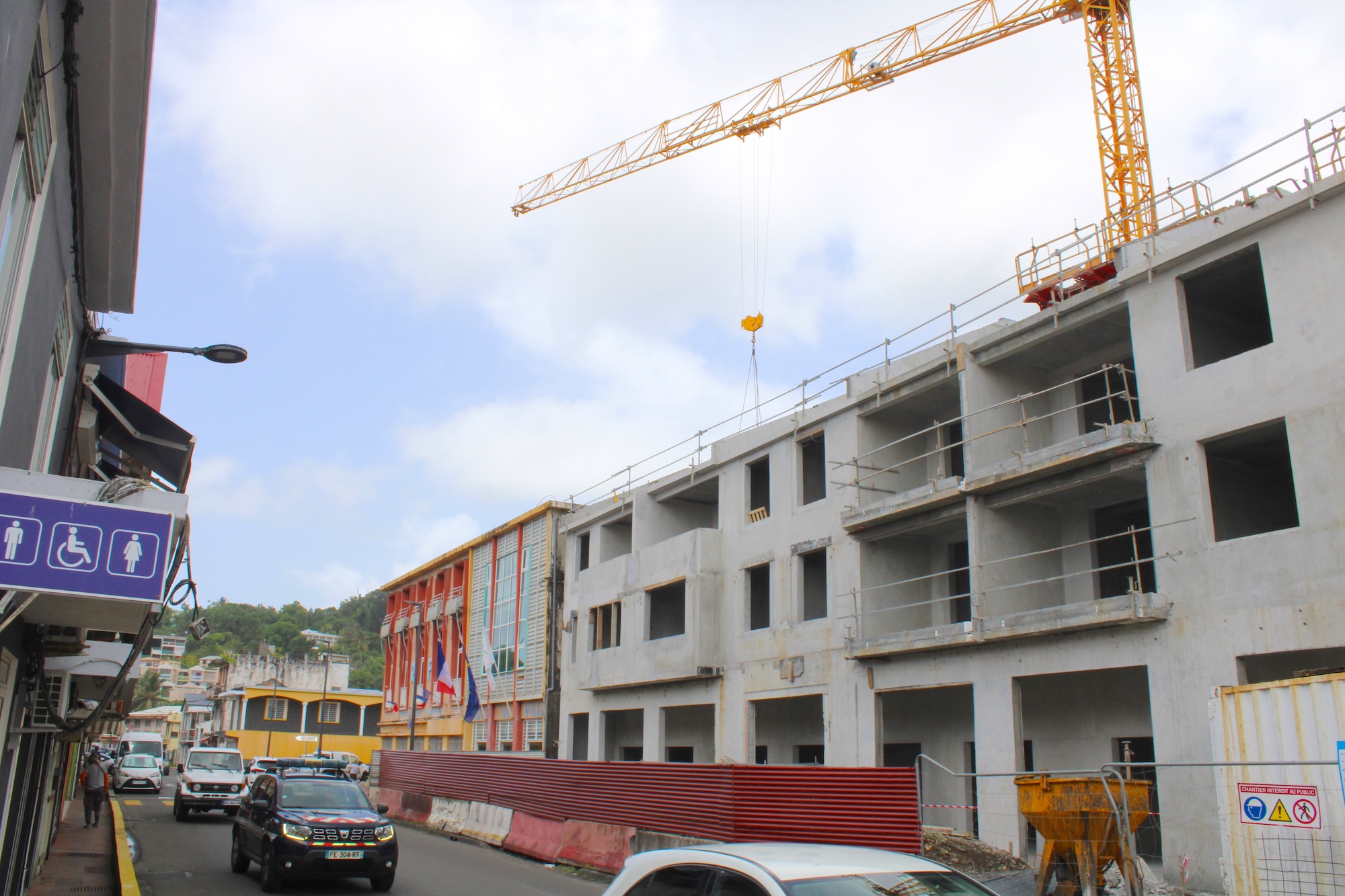 Visite du chantier de l’immeuble Catalan au Lorrain
